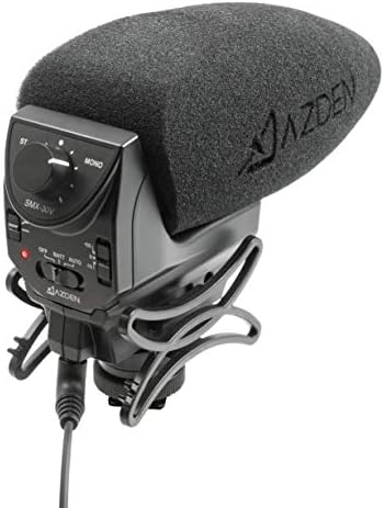 Видеомикрофон AZDEN SMX-30V с възможност за смесване стерео/Моно