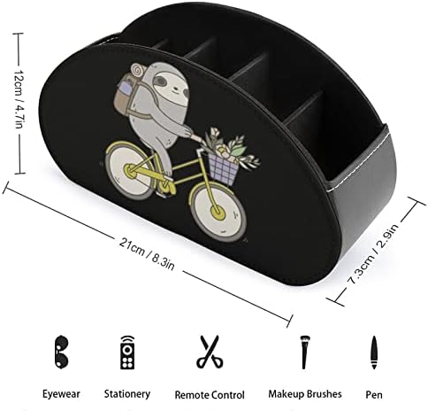 Велосипеден Ленивец На Притежателя На Дистанционното Управление Кутия За Писалки От Изкуствена Кожа Дистанционно