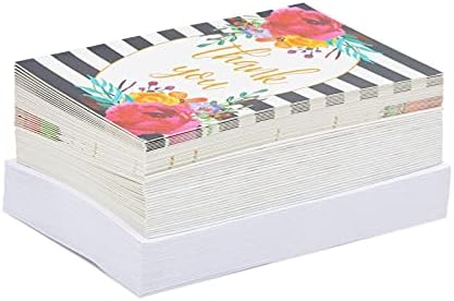 Juvale Разнообразни Цветни бланки благодарственных картички с Конвертами (4x6 инча, 48 опаковки)