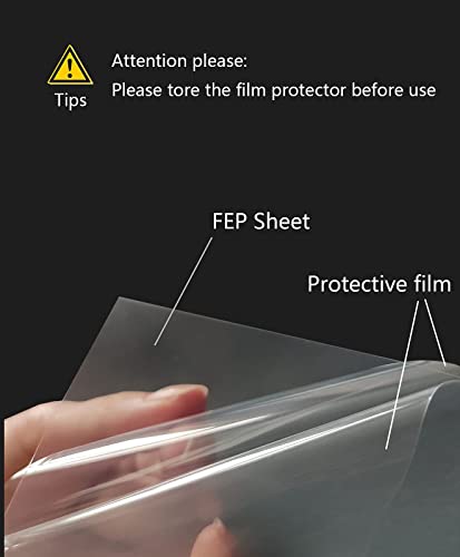 5 Бр. Филмът FEP за 3D-принтер Anycubic Photon Mono 4K/Photon (S)/Photon Mono SE/ELEGOO Mars, Разменени лист FEP 200 x