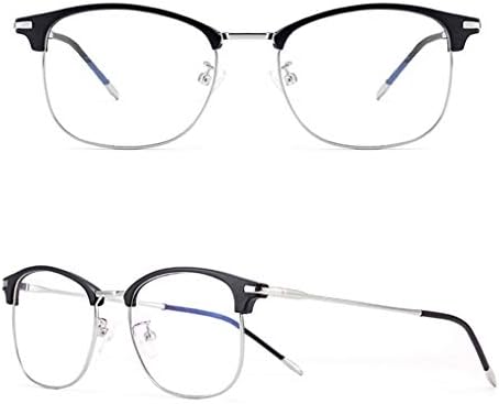 Постепенно Мультифокальные Очила за четене с блокиране на синя светлина, Метални рамки и Лещи от смола, Далечни