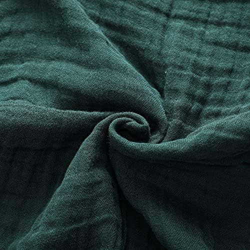 Детско Муслиновое пеленальное одеяло CottCare за момчета и момичета, 4 опаковки, Дышащее и приятен за кожата, Обернутое