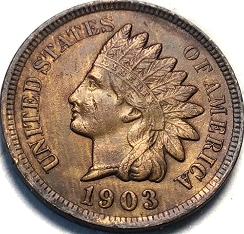 1903 P Продавачът индийски Цента на формата на главата на Пени За Необращенном