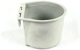 The РОП Shop | Чаша със сива клетка с капацитет 1 чаша / 0,5 литър / 8 течни унции за закачане на вода и храна за