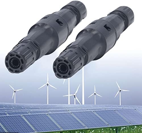 Слънчеви Фотоволтаични Конектори Pilipane 1500V, 2 комплекта Мъжки и женски Конектори, Водоустойчив и Защитен от uv Cable