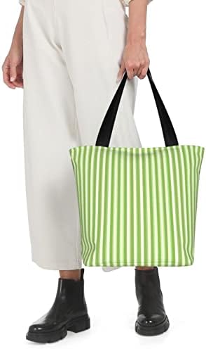 Черно-Бяла Чанта-Тоут С Принтом на Точки За Жени, за Многократна употреба Тъканни Чанти За Пазаруване, Подаръчни