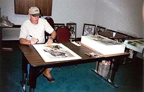 Питсбърг Стийлърс Джак Ламбърт, Литография с автограф Човек от стомана, Издаден в Ограничен тираж