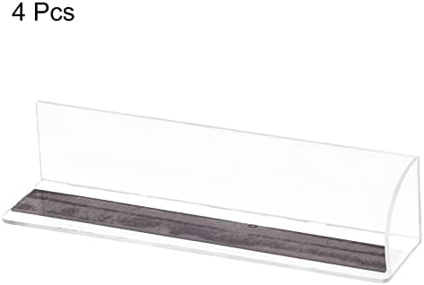 Разделители лявата рафтове MECCANIXITY, PVC Прозрачен Разделител на рафтовете на шкафовете, Органайзер-Обшивки