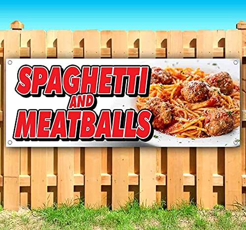 Банер за спагети и кюфтета 13 грама | Нетъкан | От здрав винил, Едностранно, с метални подложки