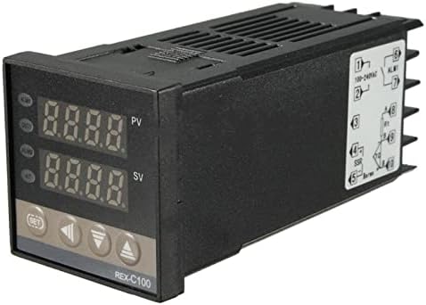 Цифров регулатор за температура XJIM PID REX-C100 (M) с релейным изход тип K от 0 до 400 градуса