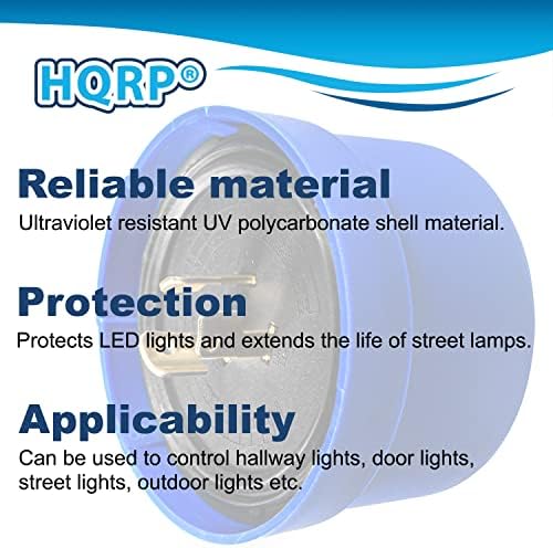 HQRP Сензор фотоклетка Външен ключа за лампата от здрач до зори Фотоелектричния контрол на Завъртане и заключване за led
