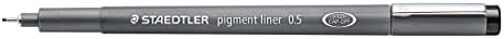 Химикалка Staedtler Pigment liner четки Fineliner с ширина на линията 0,2 мм - Черен, опаковка от 10 броя