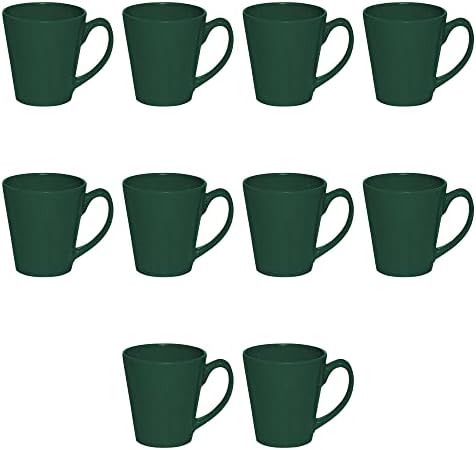 Изработена по поръчка Гланцирана Керамика кафеена чаша за кафе лате 12 унции. Комплект от 100 броя в индивидуална Насипни