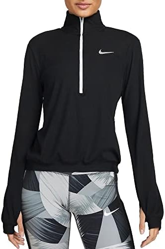 Дамска тениска Nike Dri-FIT Element Running със средния слой на мълния 1/2 от Найки