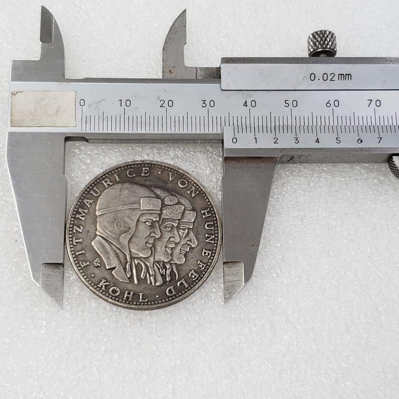 Старинни Немски Възпоменателни монети Ръчно изработени 1928 г. съобщение, може Выдувать Сребърен Долар Silver Dollar