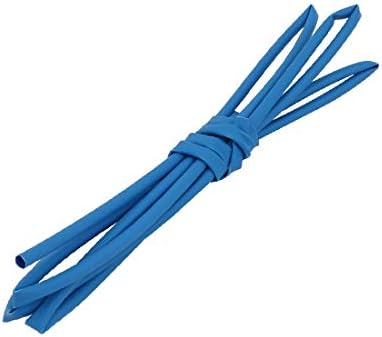 X-DREE Polyolefin пожароустойчива тръба синьо на цвят, с вътрешен диаметър 1 м 0,08 инча син цвят за ремонт на