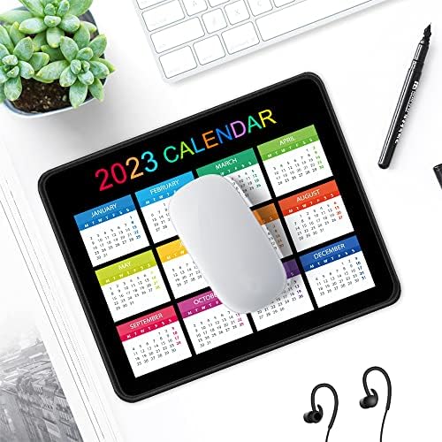 Подложка за мишка, Подложка за мишка с Календара на 2023 година, на Площада Нескользящий Гумена Подложка за мишка