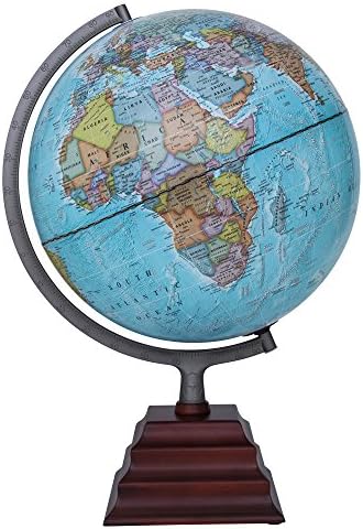 Настолен глобус с подсветка Waypoint Geographic Pacific II - Висок Декоративен Глобус с подсветка, модерен