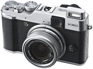 Цифров фотоапарат FUJIFILM X20S (сребро) 12 Mp 2/3-инчов EXR-CMOSII F2.0-2.8 широкоъгълен 25 мм, 4-кратно оптично увеличение