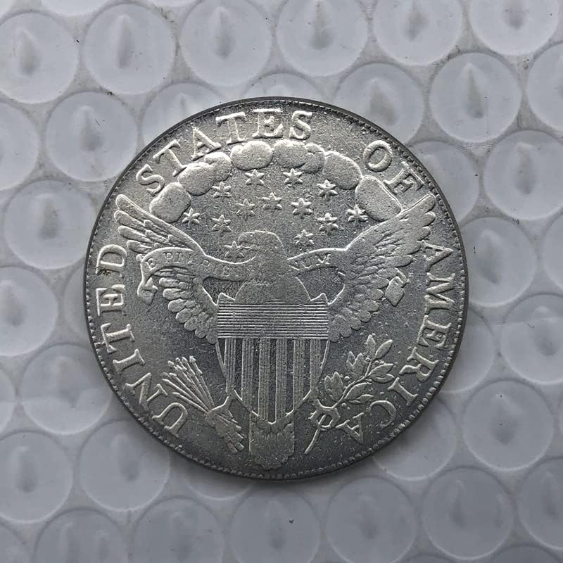 1802 Американски Монети, Месинг Със Сребърно Покритие, Монети Старинни Занаяти Чуждестранни Възпоменателни Монети