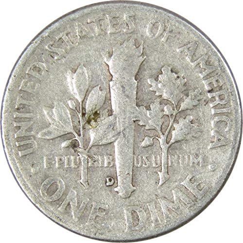 1956 D Roosevelt Dime AG ЗА Добра от 90% от Сребърна Монета на САЩ 10в, са подбрани