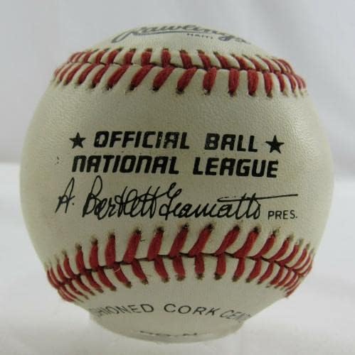 Играта топката Rawlings B108 с Автограф Рики Джордан - Бейзболни Топки С Автографи