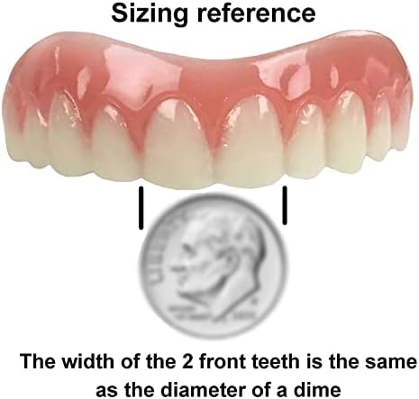 Козметика за зъби IITaozi за жени, 1 опаковка-Само отгоре - Идва с плоска засаждане в домашни условия -Естествена и удобна, предпазва зъбите и се връща силна усмивка