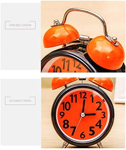 Сладък Цветен Будилник GIRLSIGHT, Настолни Часовници във формата на Orange Тиква с ночником 029.Колекция Jack-o'-Lantern