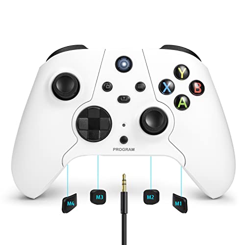 Безжичен контролер HYCARUS Elite за Xbox X series|S, Xbox One с 4 програмируеми бутони за управление. Поддръжка на 3,5-мм жак за слушалки и задействане на ефект на Хол. За Xbox One Elite Controller