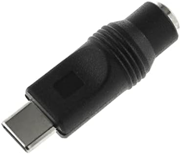 Адаптер USB към постоянен работен ток DGZZI 2 БР. Тип C USB Съединители dc 5,5x2,1 мм Жак-изход Жак за зареждане захранващ Адаптер Тип C USB 5 Конектор за USB-зарядно устройство Тип