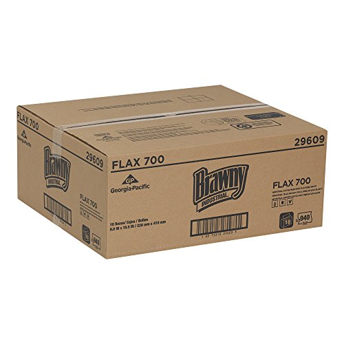 Платна средно съдържание Brauny Industrial FLENS 700 от GP PRO (Джорджия-Тихоокеанския регион), 29609, 9 W x 16,5 Д, бели, брой 940 броя (10 кутии, 94 платна в кутия)