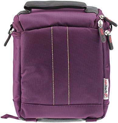 Защитен калъф за носене на преносим проектор Navitech Purple и Пътна чанта, Съвместима с Kodak Luma 350