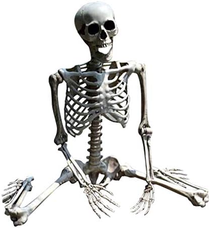 CQCYD Скелет на Хелоуин в Реален Размер - Скелети на човек на Хелоуин, на Костите на Цялото тяло с Подвижни