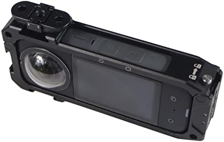 Защитна рамка за камерата FEICHAO X3 с държач за студен башмака с отвор 1/4 инча, съвместима с камера Insta 360 X3 (рамка + магнитен адаптер с два слота)