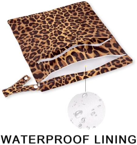 Леопардовый Отпечатва във вид на кожата на Леопард, 2 бр., Водоустойчива Чанта за Влажни Сушене, Множество