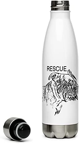 Rescue Is My Favorite Breed Бутилка за вода от неръждаема Стомана За Спасител на Кучета, Питбуля, Любител на