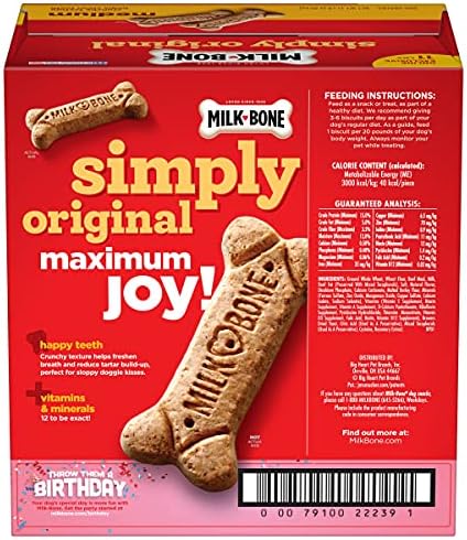 Бисквитки Milk-Bone Simply Original за кучета на средна възраст, 11 паунда + Набиране Просто меки и дъвчащи лакомство за куче