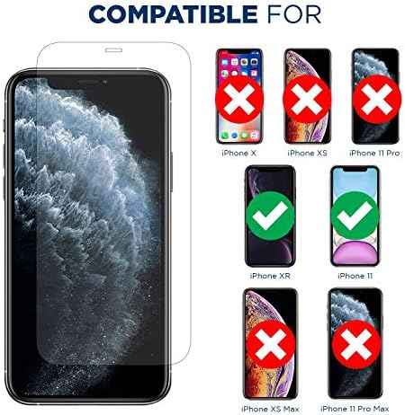Защитно фолио Tech Armor HD Clear Film, Предназначени за Apple iPhone 11 и iPhone Xr 6,1 инча 4 опаковки 2019