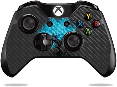 Обвивка от въглеродни влакна MightySkins контролера на Microsoft Xbox One или S - Blue Reborn | Защитно, Здрава Текстурирани покритие от въглеродни влакна | Лесно се нанася, се отстраня?