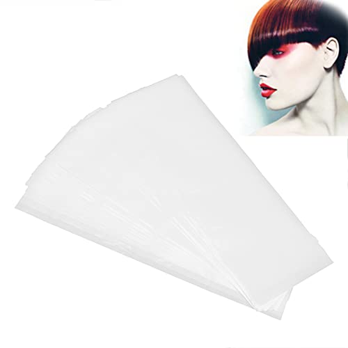 100шт Ленти за боядисване на коса от пластмаса, хартия, професионален лист за боядисване на коса, ленти за осветяване на