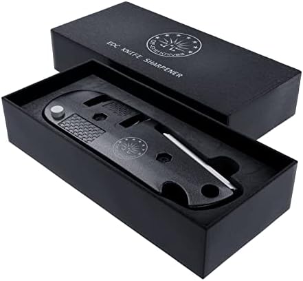 Самостоятелни ножове - Острилка за ножове EDC, Компактен инструмент за заточване на 5 в 1, за лов, къмпинг,