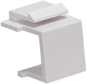 Глухи за поставяне на стенните панели Keystone с защелкивающейся вмъкна в Бял цвят, 2 опаковки