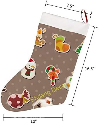 Чорапи на Дядо Коледа весела Коледа, Голяма Коледа Камина, Окачени Чорапи за Елха, Бижута, Чорапи за Коледното Домашна Семейния