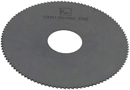Нов Lon0167 100 мм x 27 мм x 1 мм 108 зъбите Сив цвят HSS надеждна ефективна Трион за рязане на бързорежеща стомана Режещи инструменти (id: c8d 6c ee 967)
