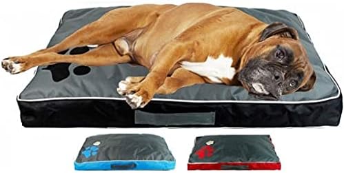 SCDZS Моющаяся легло за голямо куче, Мека възглавница за голямо куче, дизайн на лапи за домашен любимец, Уютен