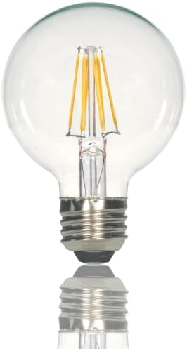 Крушки Satco S29878; за Led лампи с нажежаема жичка; 5,5 W G25 LED; Прозрачни; Средна база; 2700 До; 500 Лумена; 120 Волта за
