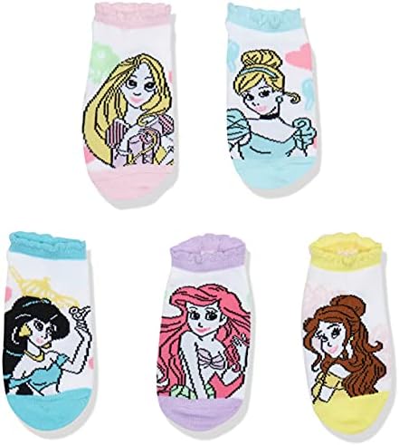 Чорапи за момичета Disney Princess 5 Опаковки Без показване