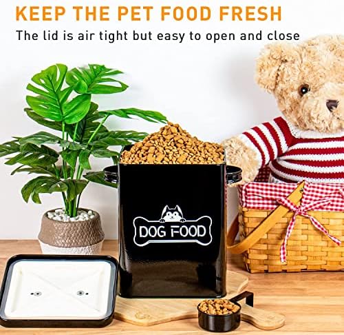 Контейнер за съхранение на храна за кучета и котки Vumdua с Сервировочной лъжица - Строга Съхранение на Храни