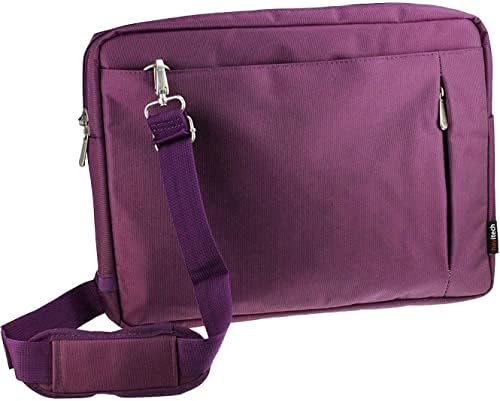 Елегантна водоустойчива чанта Navitech Purple, съвместима с 10.1-инчов преносим Blu-ray DVD плейър FANGOR