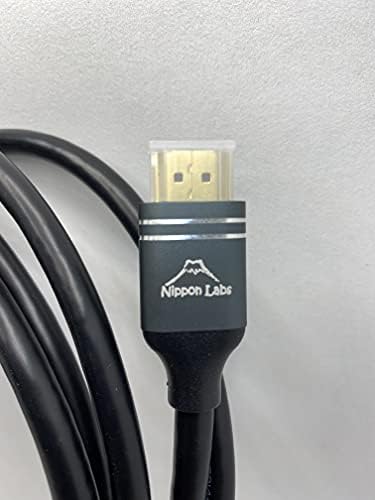 Кабел Nippon Labs 8K HDMI дължина от 6 фута. Кабел HDMI 2.1 Real 8K, висока скорост на 48 gbps 8К (7680x4320)